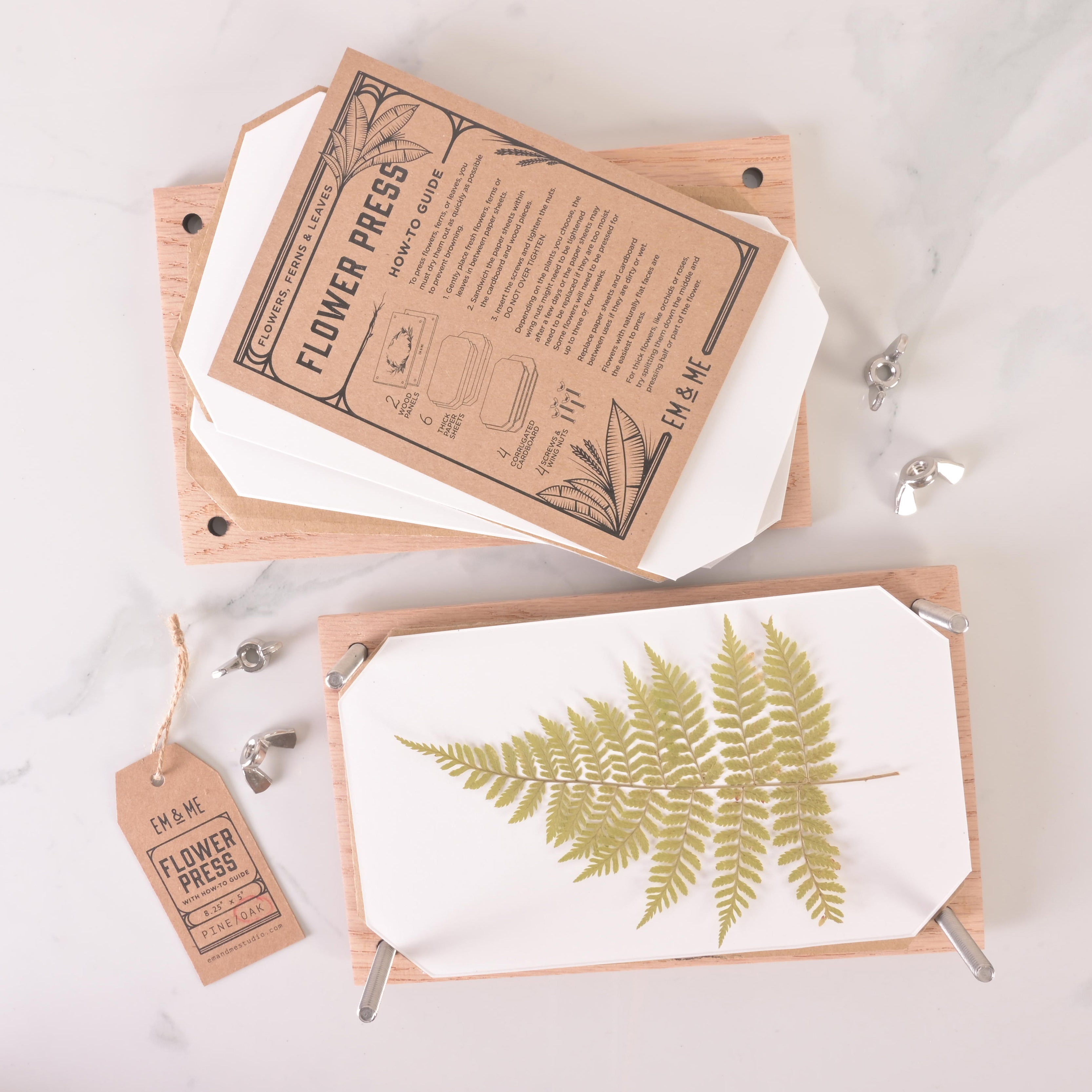 Botanical Heirloom Flower Press Kit