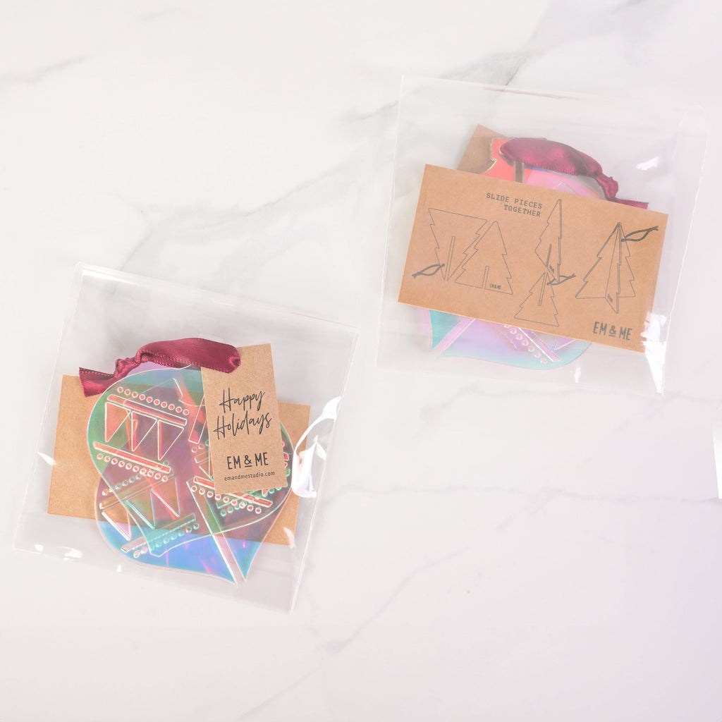 Acrylic Christmas Ornament, Style 01