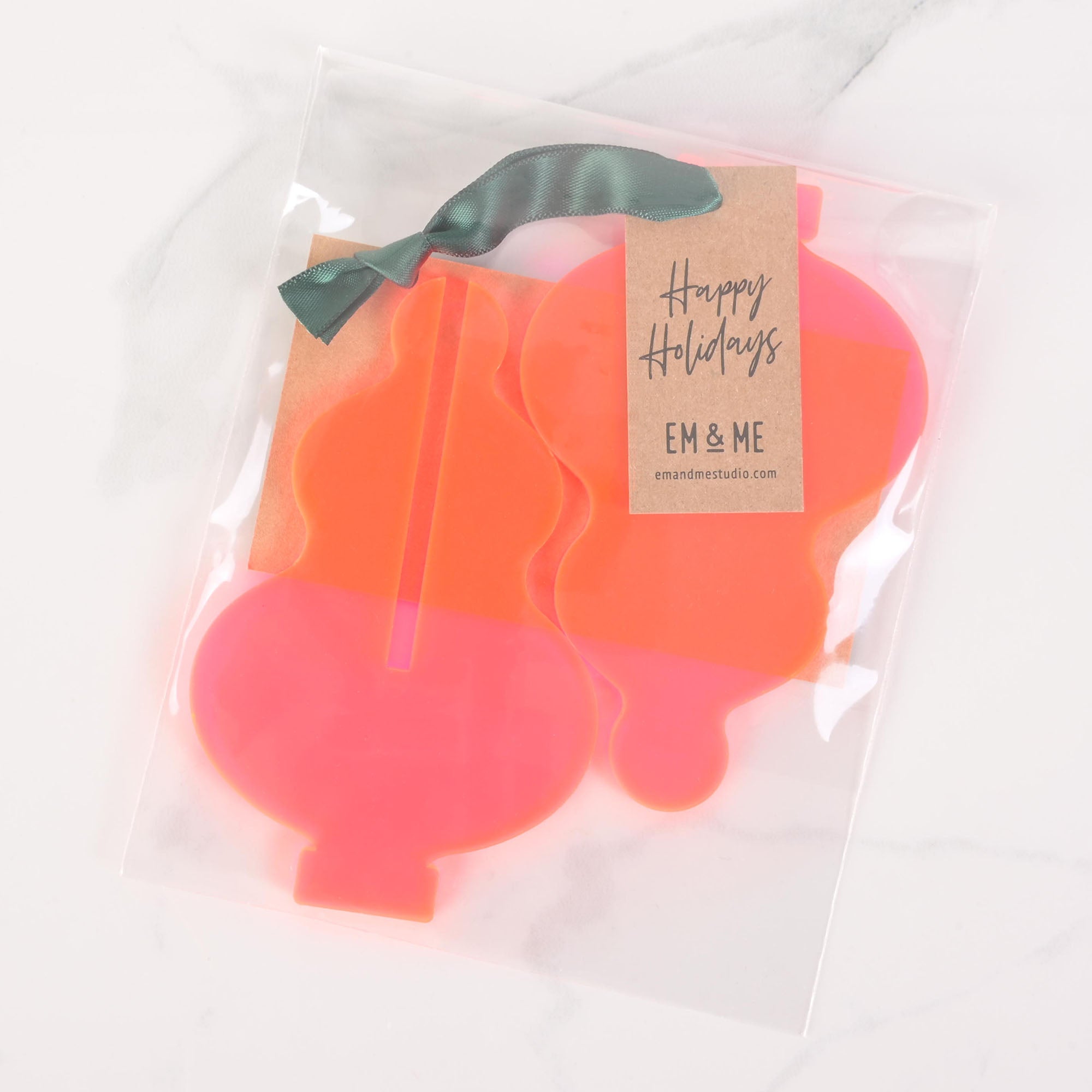 Acrylic Icicle Christmas Ornaments