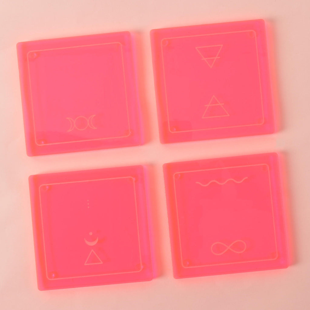 Alchemy Coasters, Set of 4