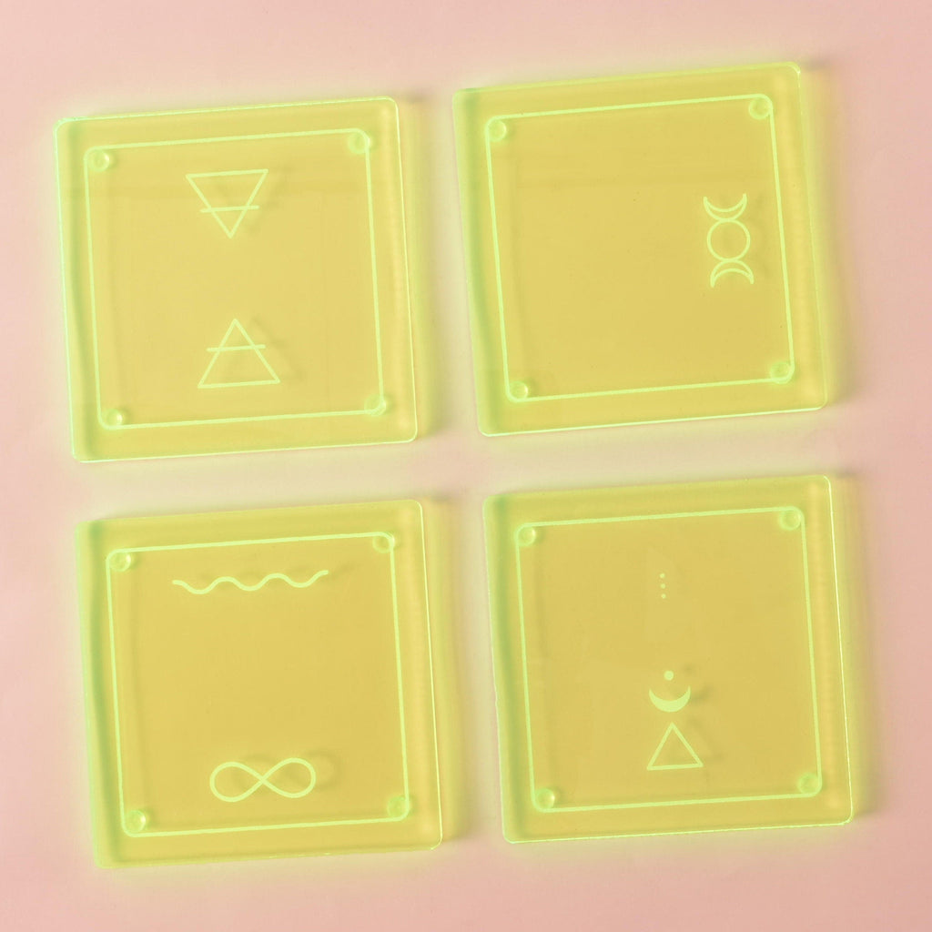 Alchemy Coasters, Set of 4