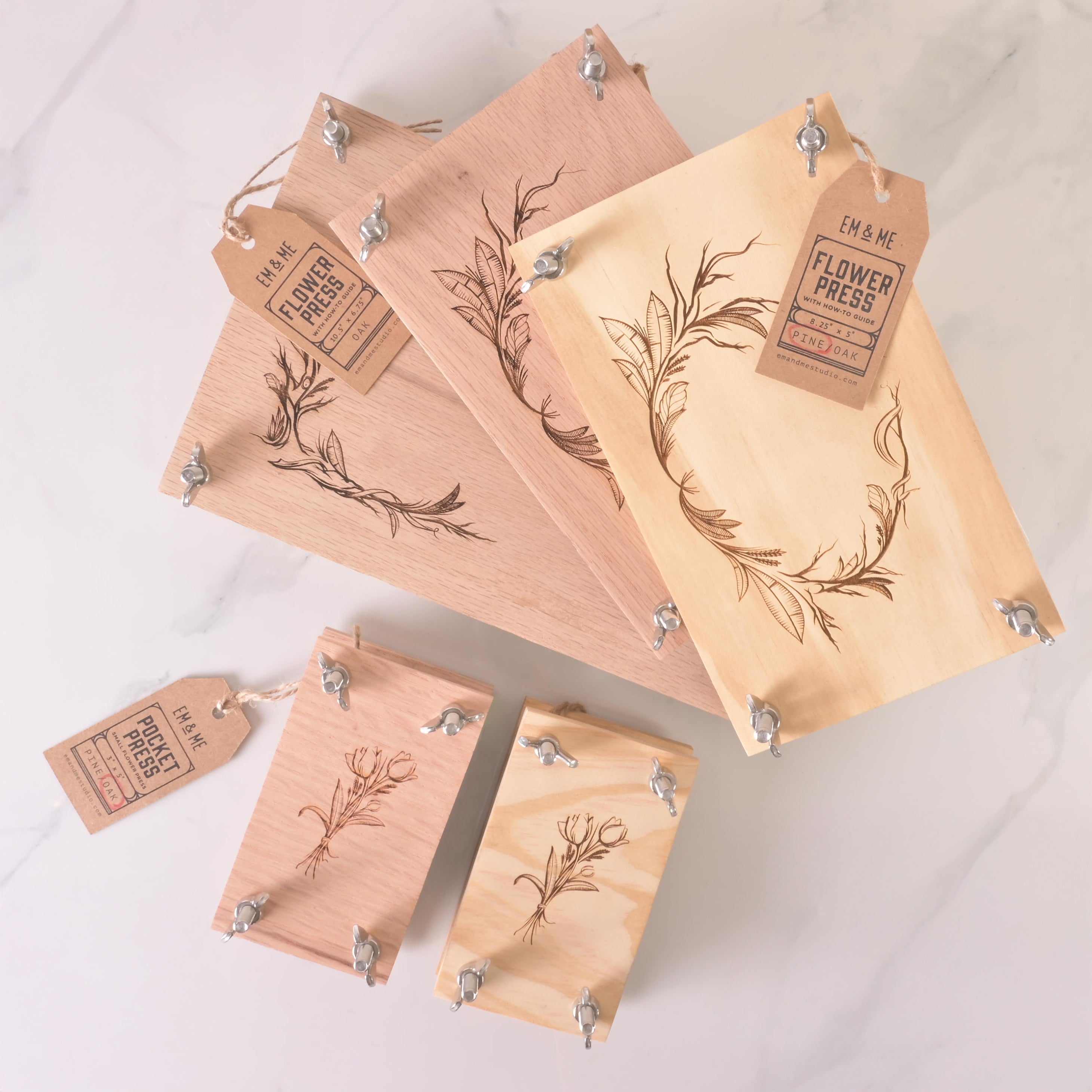 Botanical Heirloom Flower Press Kit