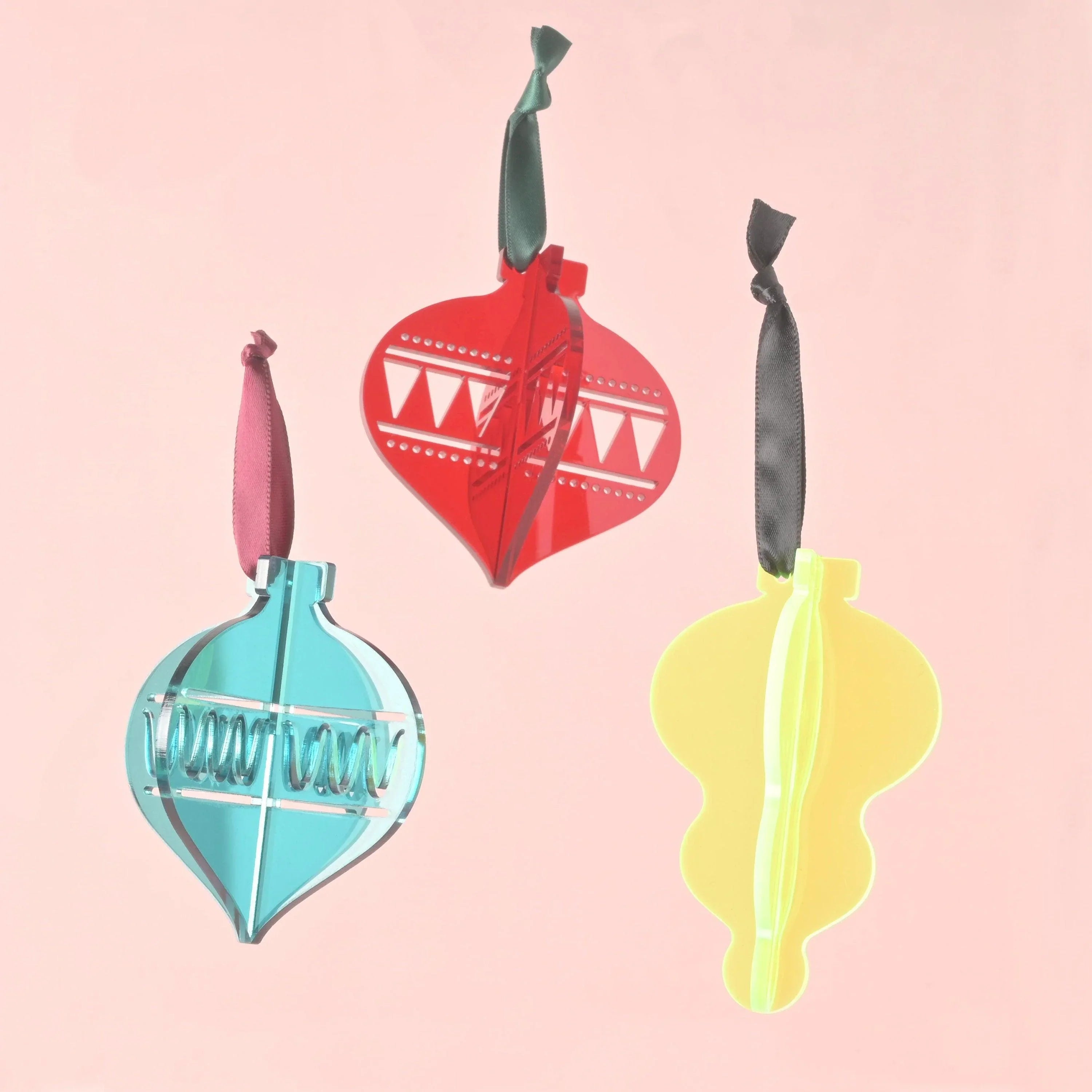 Acrylic Christmas Ornament, Style 02